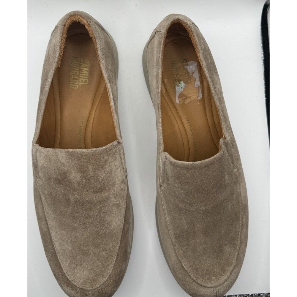 Samuel Hubbard Women's Freedom First slip-on shoe Taupe Suede Size 7.5 EU 38 - Picture 5 of 9